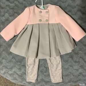 Tahari Baby 2 Pc Peacoat and Pants set.